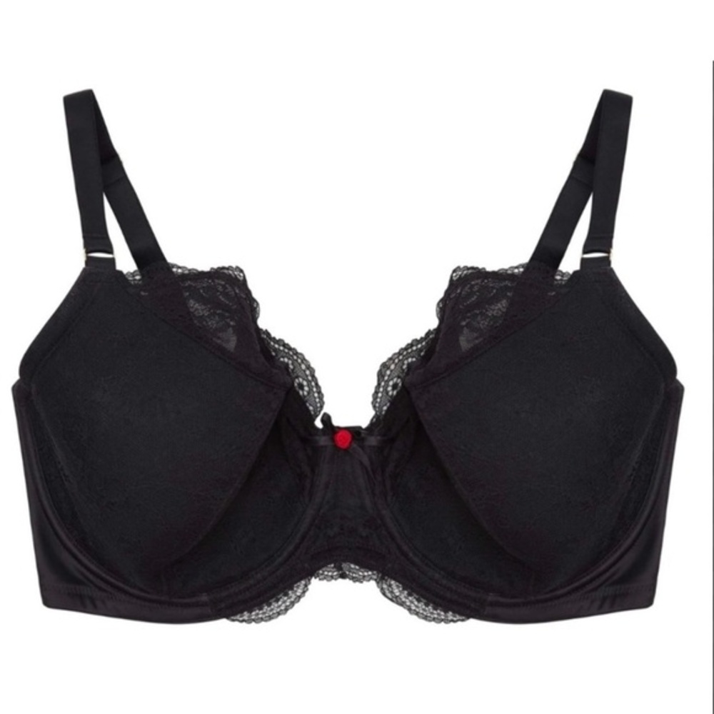 Chic Black Lace Underwire Bra